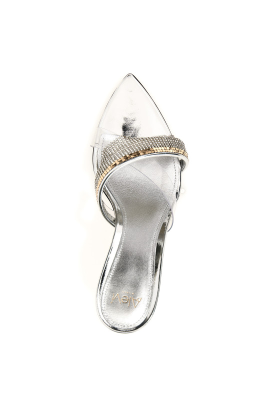 Еластичні сандалі Silver ALEVÌ (L23SC025N0687601SILVER)