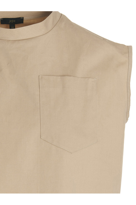 Pina' блузка-футболка Бежевая JEJIA (JDPS23TO090121476)