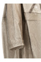 Oversize texture trench coat Gray