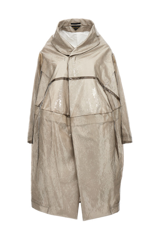 Тренч з великою текстурою, сірий COMME DES GARÇONS (GKC0030511)