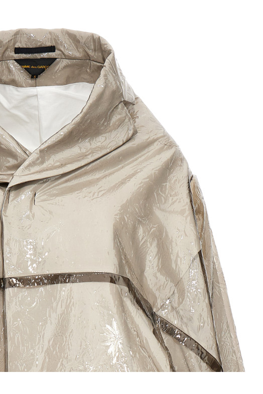 Тренч з великою текстурою, сірий COMME DES GARÇONS (GKC0030511)