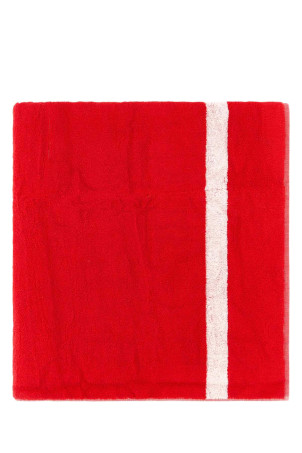Red terry fabric beach towel Pink KENZO (FE5KEIFFLJDC) Red terry fabric beach towel Pink KENZO (FE5KEIFFLJDC)