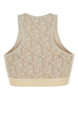 Вишитий топ з віскозної суміші PALM ANGELS (PWHT011R24KNI001)