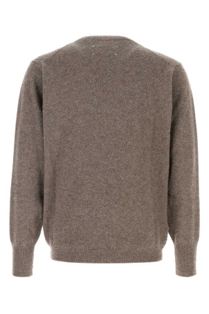 Dove grey cashmere blend sweater MAISON MARGIELA (S67HL0010M13031)