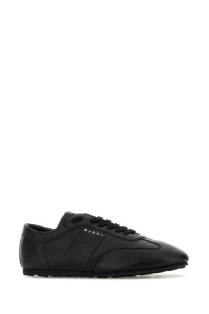 Чорні шкіряні кросівки Black MARNI (SNZU018600P5558) Чорні шкіряні кросівки Black MARNI (SNZU018600P5558)