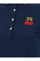 Valentino Garavani 'Cherryfic' polo shirt Blue