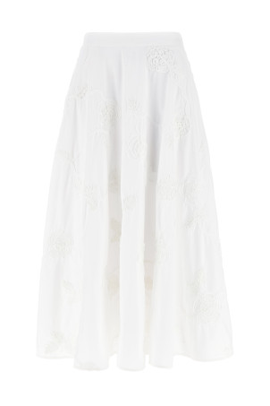'Flower Maxi' skirt White 'Flower Maxi' skirt White
