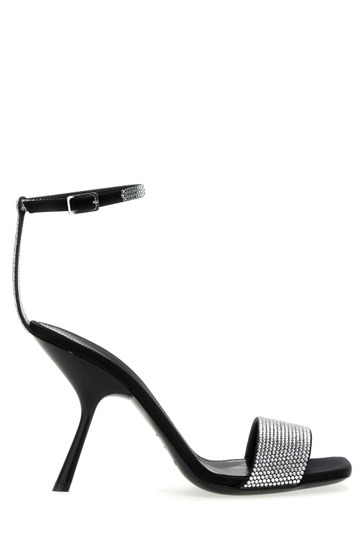 Сандалі «Evangelie» від Mr. Patentie Rossi x Evangelie Smyrniotaki, чорні SERGIO ROSSI (B03790MAFT721201498)