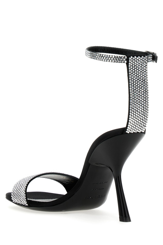 Сандалі «Evangelie» від Mr. Patentie Rossi x Evangelie Smyrniotaki, чорні SERGIO ROSSI (B03790MAFT721201498)