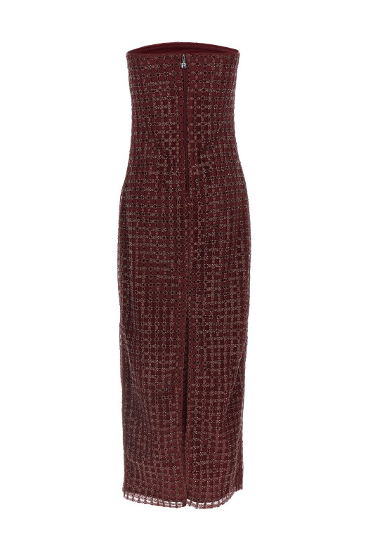 Платье «Beaded Maxi Tube» бордовое 11504927342734 Платье «Beaded Maxi Tube» бордовое 11504927342734