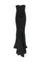 Платье «Атласный корсет макси» Черное 114330100100 Платье «Атласный корсет макси» Черное 114330100100