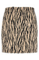 'Printed Faux Fur' skirt Black-grey 'Printed Faux Fur' skirt Black-grey