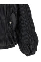 Pleated bomber jacket Black Pleated bomber jacket Black