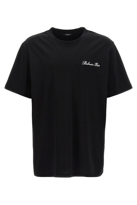 'Signature' T-shirt Black-grey