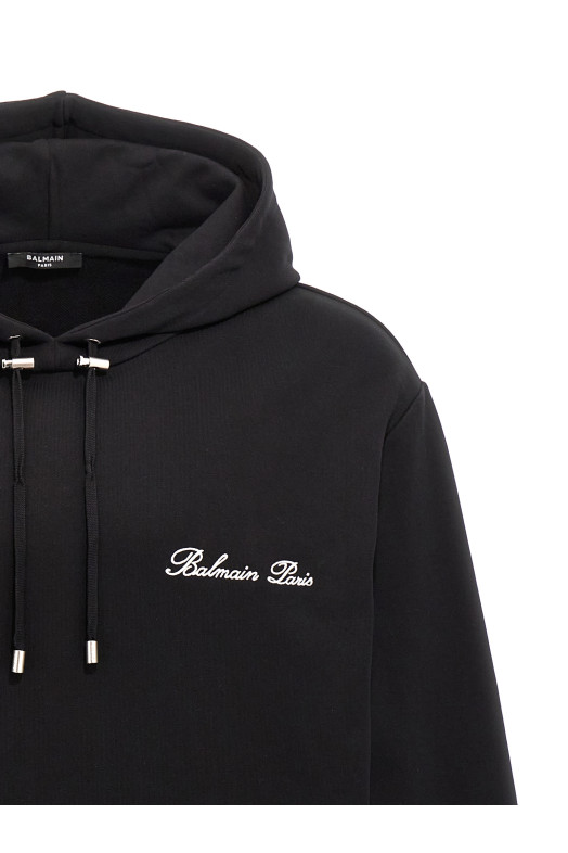 'Balmain Signature' hoodie Black