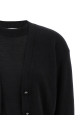 Trompe l'oeil cardigan sweater Black