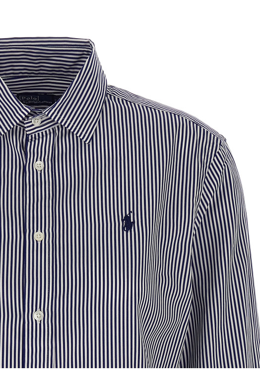Рубашка в полоску Разноцветная POLO RALPH LAUREN 211891379001 Рубашка в полоску Разноцветная POLO RALPH LAUREN 211891379001