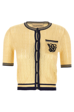 Valentino Garavani VG кардиган з вишивкою, різнокольоровий B3KA12C9EVBRP Valentino Garavani VG кардиган з вишивкою, різнокольоровий B3KA12C9EVBRP