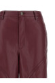 Брюки с завышенной талией и кантом бордо 11424427342734 Брюки с завышенной талией и кантом бордо 11424427342734