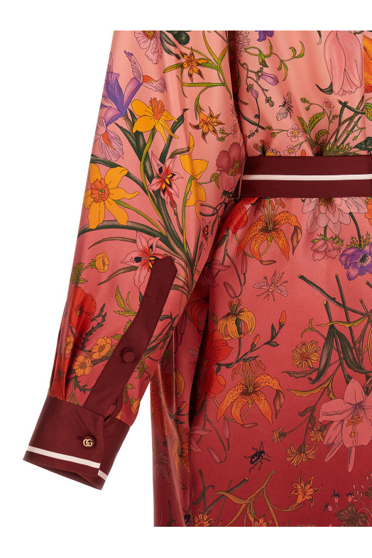 'Gucci Flora' print dress Multicolor