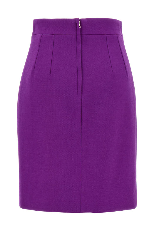 Metallic logo skirt Purple Metallic logo skirt Purple