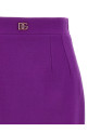 Metallic logo skirt Purple Metallic logo skirt Purple