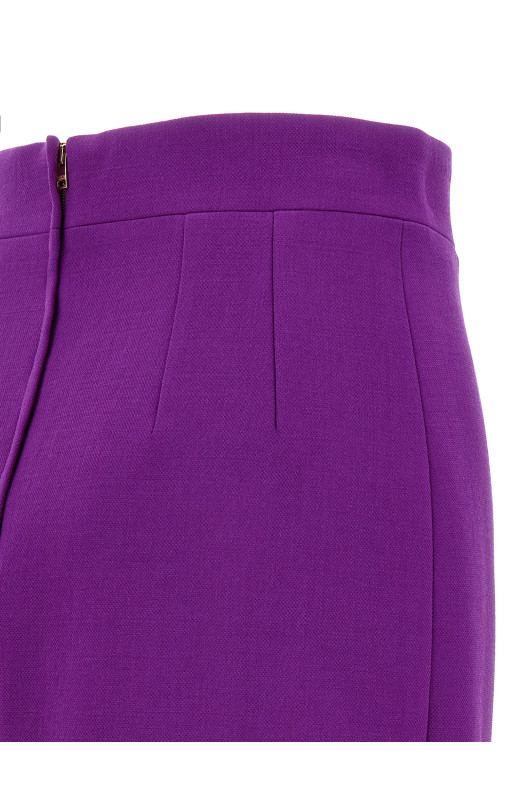 Metallic logo skirt Purple Metallic logo skirt Purple