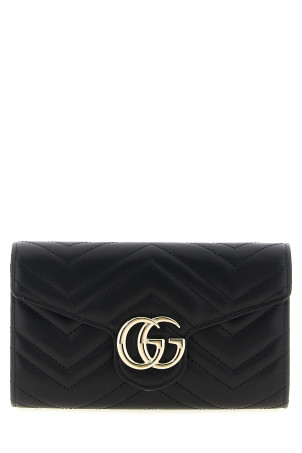 Кошелек на цепочке «GG Marmont» Черный 837745AAET81000 Кошелек на цепочке «GG Marmont» Черный 837745AAET81000
