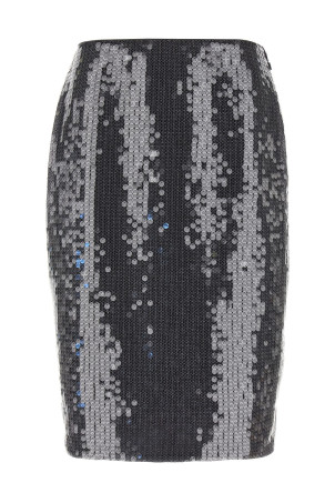 Юбка «Net Sequin Midi» Серая 11434630593059 Юбка «Net Sequin Midi» Серая 11434630593059
