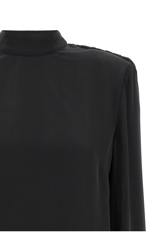 Топ «Satin Drapy Back» Черный 114331100100 Топ «Satin Drapy Back» Черный 114331100100