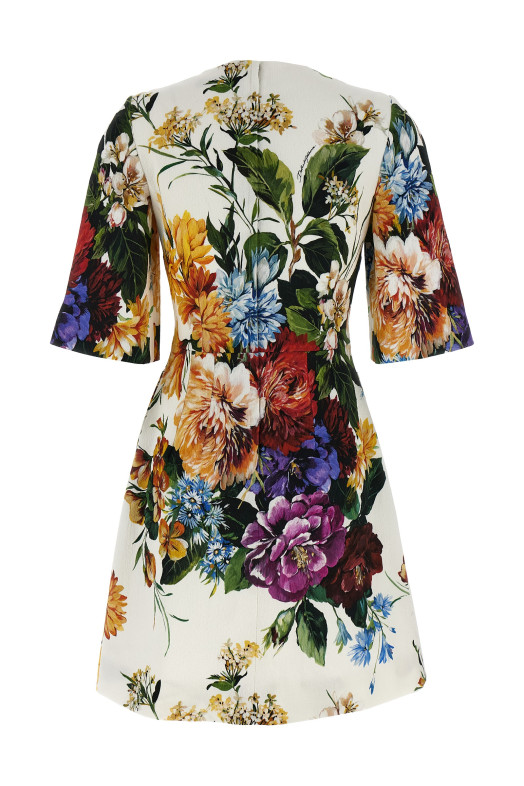 Сукня з квітковим принтом, різнокольорова DOLCE & GABBANA F6TZRTFSRQUHA5PC Сукня з квітковим принтом, різнокольорова DOLCE & GABBANA F6TZRTFSRQUHA5PC
