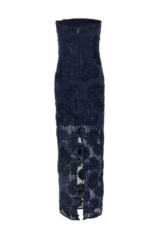 '3D Mesh Maxi' dress Blue '3D Mesh Maxi' dress Blue