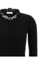 Свитер с воротником Черный PACO RABANNE 25AMPU049ML0320P001 Свитер с воротником Черный PACO RABANNE 25AMPU049ML0320P001