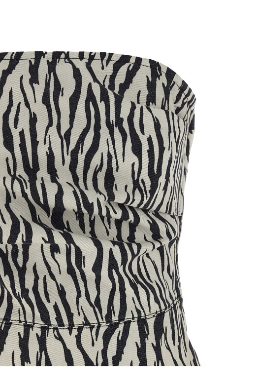 'Printed Denim' top Black-grey 'Printed Denim' top Black-grey