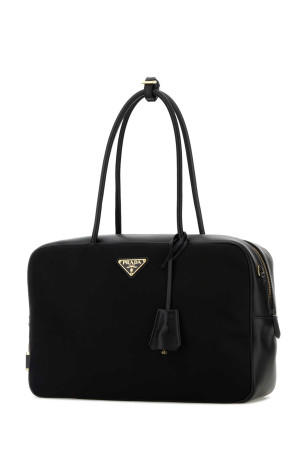 Чорна шкіряна та нейлонова сумка Black PRADA (1BB131VODO2C8Q) Чорна шкіряна та нейлонова сумка Black PRADA (1BB131VODO2C8Q)