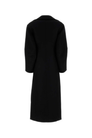 Черное пальто из шерстяной смеси BLUMARINE (2S099B) Черное пальто из шерстяной смеси BLUMARINE (2S099B)