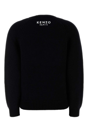 Black cotton blend sweater KENZO (FF62PU7193LA) Black cotton blend sweater KENZO (FF62PU7193LA)