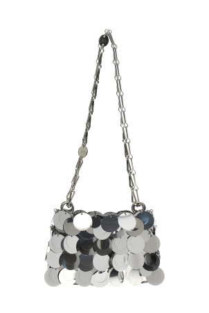 'Sparkle Discs Nano' shoulder bag Silver 'Sparkle Discs Nano' shoulder bag Silver