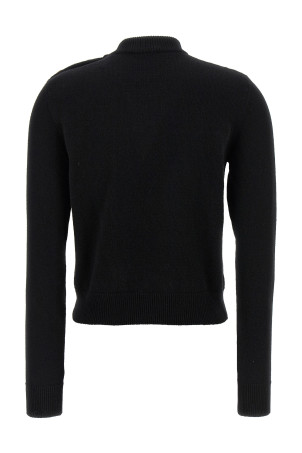 Еко-кашеміровий светр на ґудзиках Чорний BALMAIN FF1KD095KI870PA Еко-кашеміровий светр на ґудзиках Чорний BALMAIN FF1KD095KI870PA
