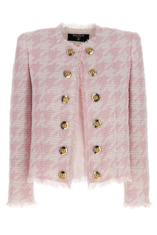 Bouclé blazer Pink