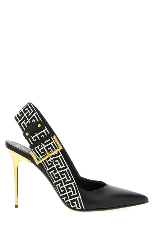 'Ruby' slingbacks Black-grey 'Ruby' slingbacks Black-grey