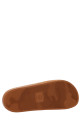 all-over monogram slides Brown