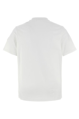 Футболка с логотипом Черно-серая MONCLER K20918C0001389AJS00A Футболка с логотипом Черно-серая MONCLER K20918C0001389AJS00A