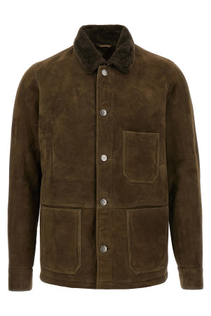 Suede sheepskin Green Suede sheepskin Green