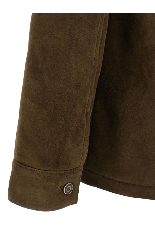 Suede sheepskin Green