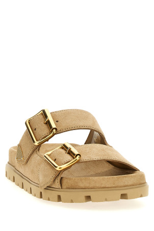 'Slider' sandals Beige 'Slider' sandals Beige