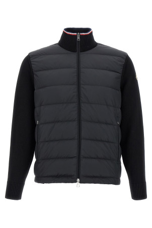 Padded cardigan Black Padded cardigan Black