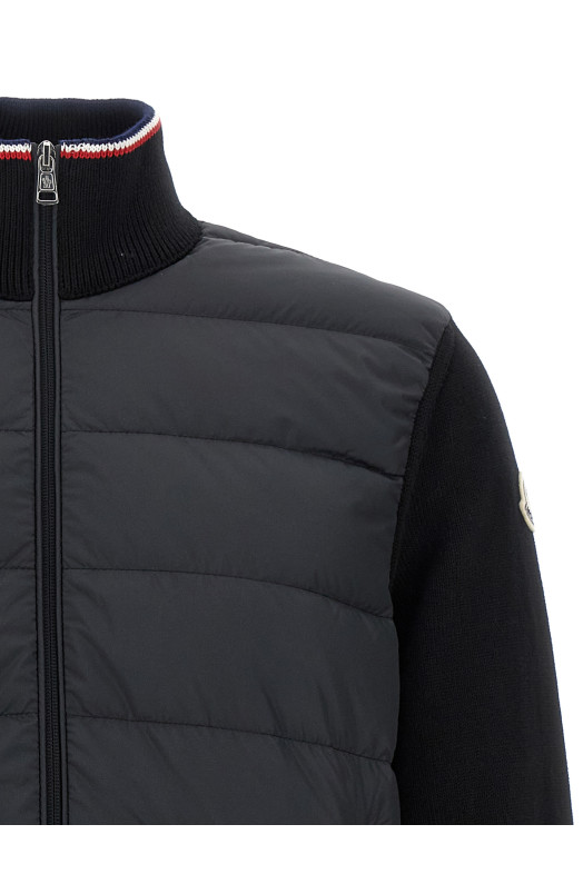 Кардиган з підкладкою Чорний MONCLER K20919B00003M1367999 Кардиган з підкладкою Чорний MONCLER K20919B00003M1367999