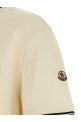 Поло з вишитим логотипом Бежеве MONCLER K20918A0000589B3G050 Поло з вишитим логотипом Бежеве MONCLER K20918A0000589B3G050