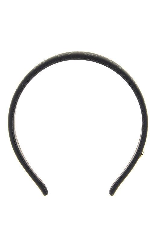 Повязка на голову GG Черная GUCCI 8360873HBB61000